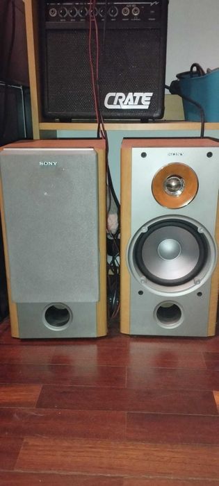 Colunas Sony SS-NX1 com reparação necessária