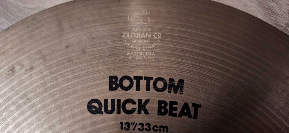 -- Zidjian Avedis Quick Beat Hi-Hat 13" kpl  -- Talerz - Perkusja