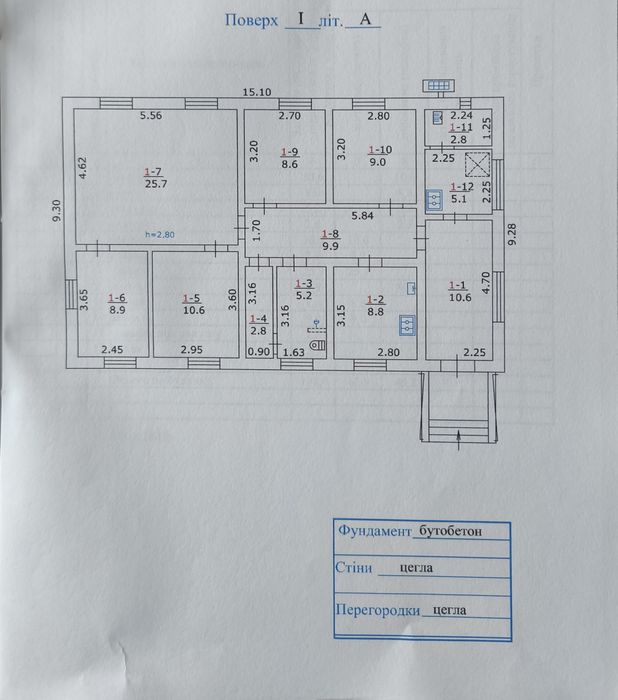 Продам капітальний будинок  108 м2.в с Омельник.Кременчуцького р- ну