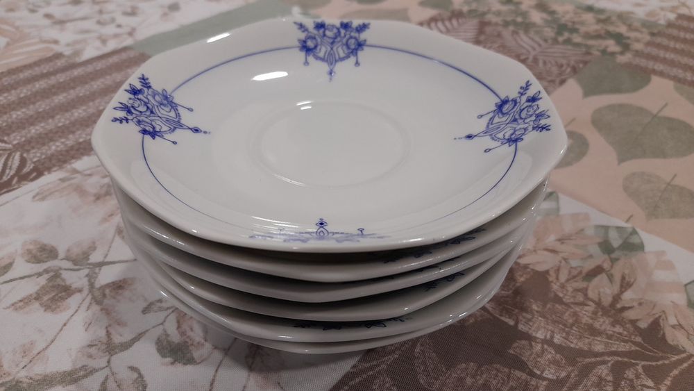 6 pratos de sobremesa vista alegre