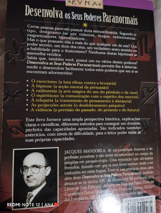 Desenvolva os seus poderes paranormais, Jacques Mandorla64861382452483121