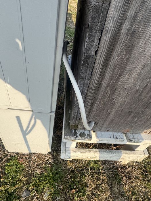 Skrzynka elektryczna budowlana drewniana samoróbka + kabel 2m