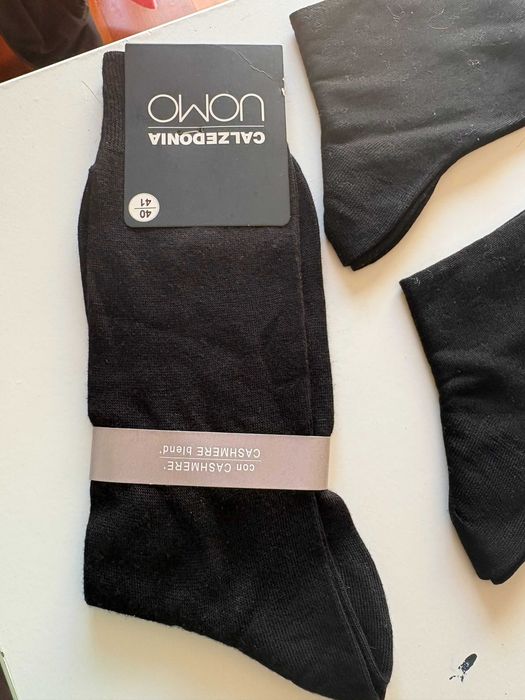 3 pares Meias Calzedonia - Pretas - Homem - 40/41 - Novas