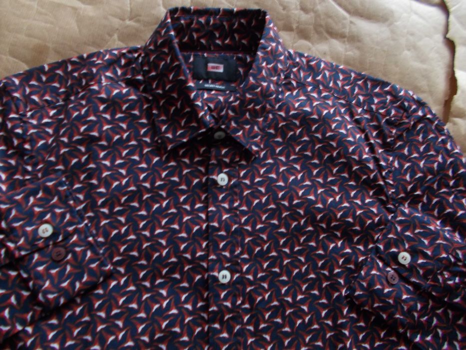 -S- WE FASHION Premium Designerska Koszula Męska S 38 cm Holandia