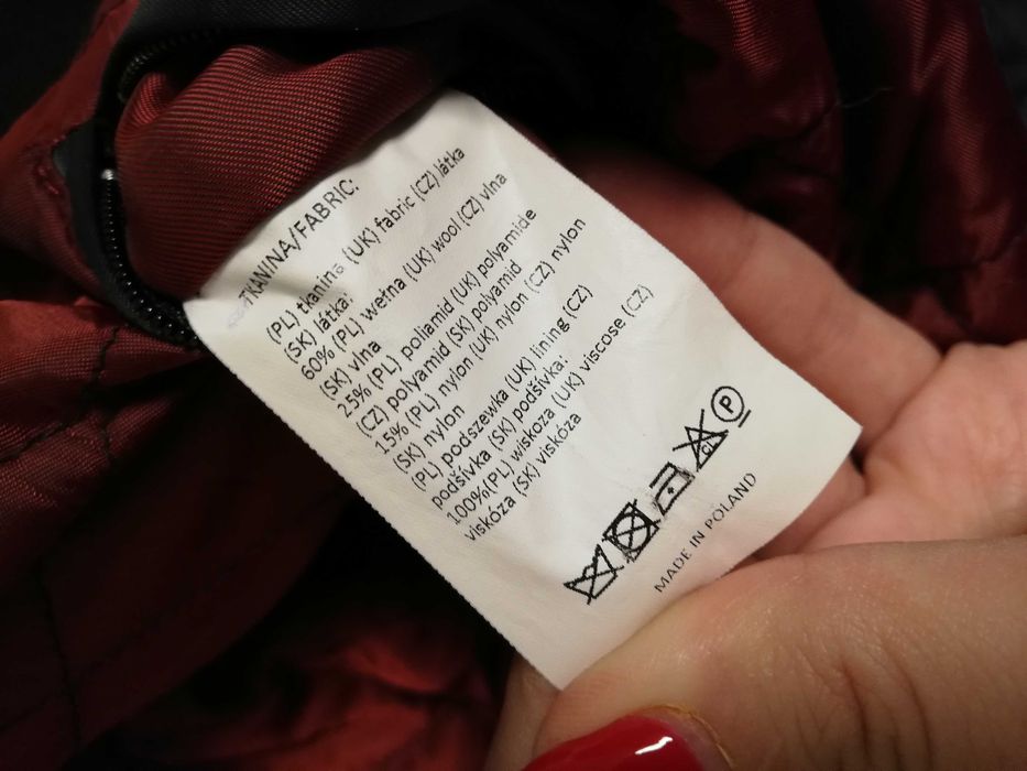 płaszcz wełniany Pako Lorente XL slim 54/180-190 płaszcz Pako Lorente