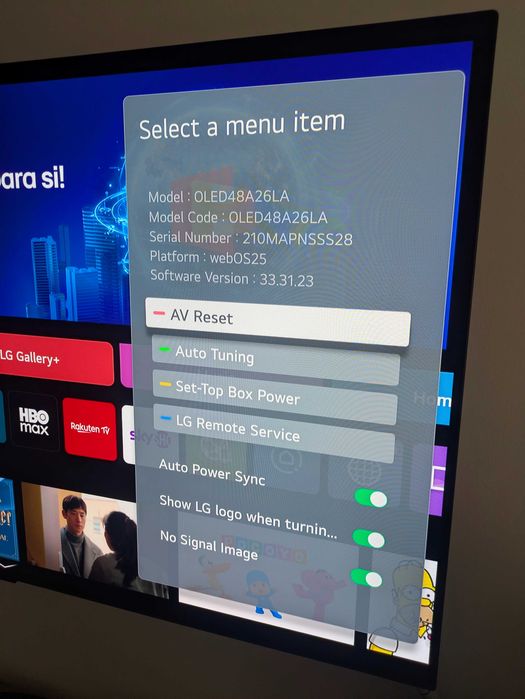 LG OLED 48" A2 Smart tv