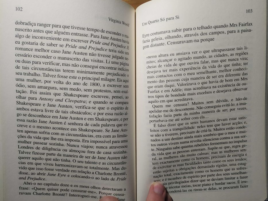 Livro Um Quarto Só Para Si
