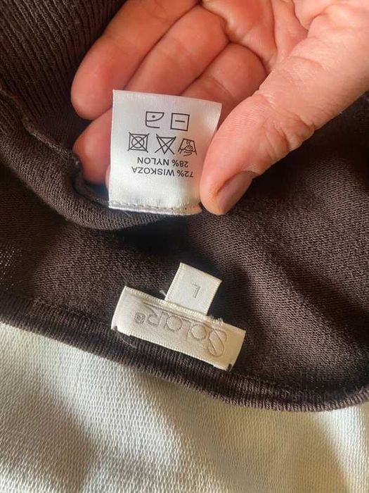 Sweter kardigan braz solar na guziki lekki basic l xl 40
