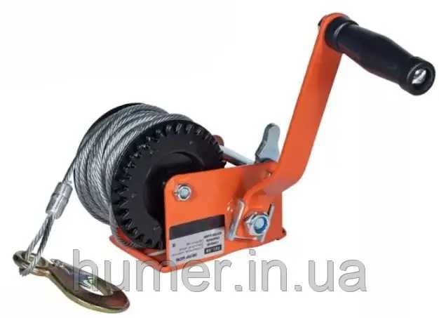 Лебідка барабанна ручна MaroX 450 кг | 10 м | трос 4,5 мм