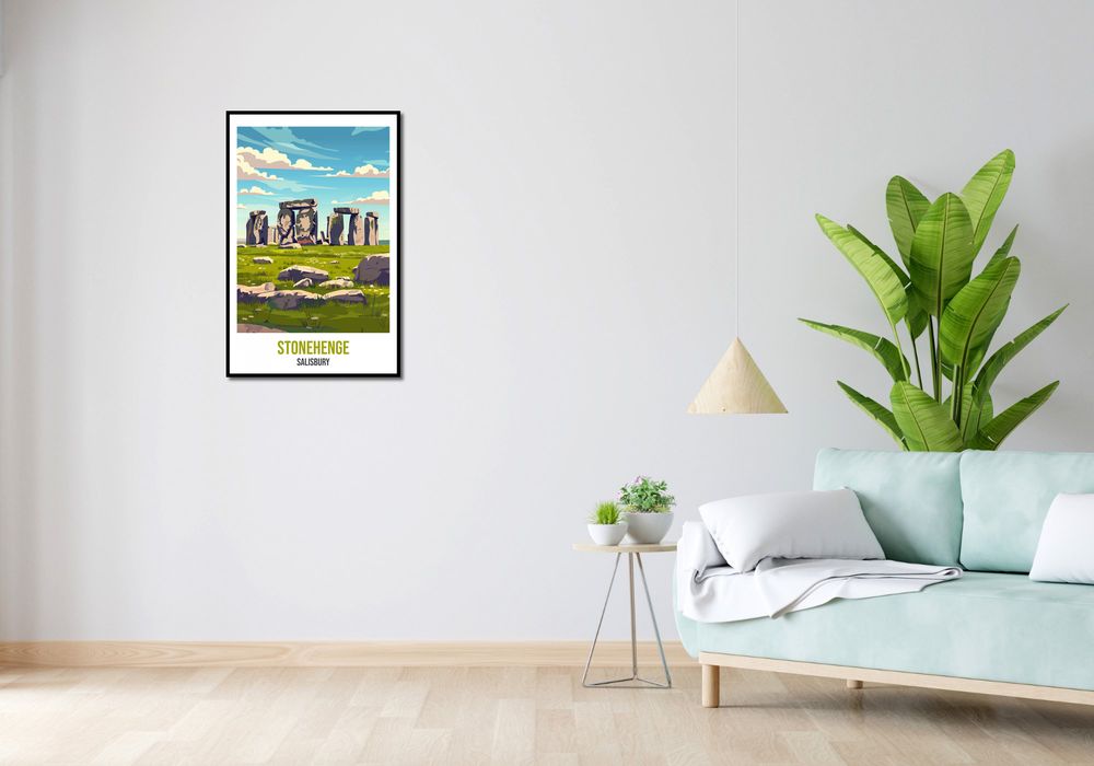 Plakat 53x81cm Stonehenge
