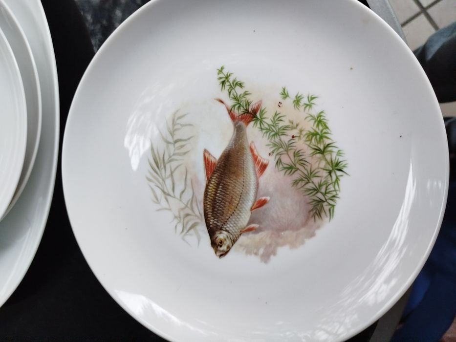 Porcelanowy zestaw do serwowania ryb