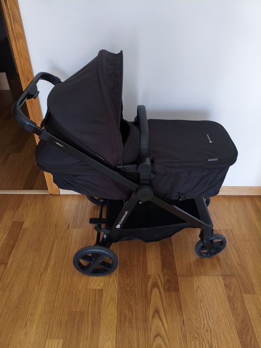 Carrinho de bebé multifuncional 4 em1 KINDERKRAFT Newly + Mink PRO (Preto