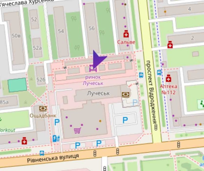 Продам магазин на ринку Лучеськ