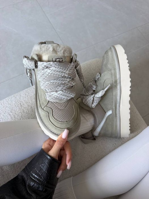 Кросівки Кроссовки UGG LOWMEL SNEAKERS premium Grey  Серый  Сірий Кросовки Демісезон