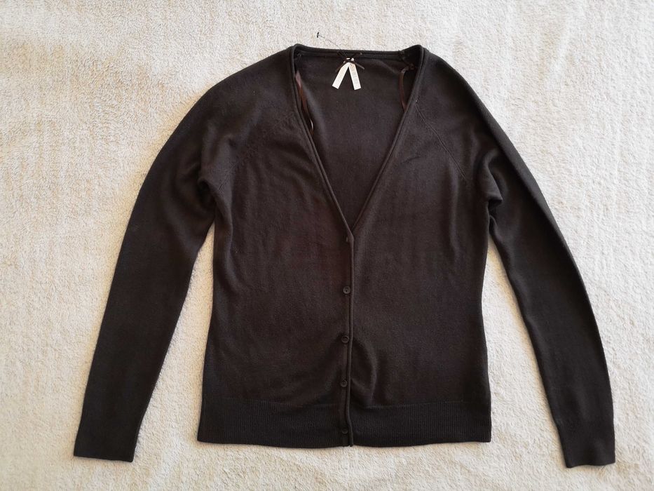 Nowy brązowy elegancki zapinany sweter Atmosphere 34 - 36 - 38