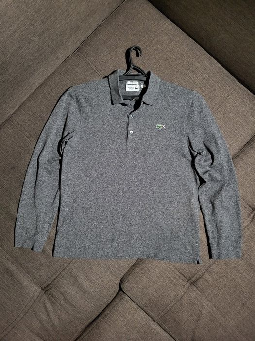 Лонгслив LACOSTE поло с длинным рукавом