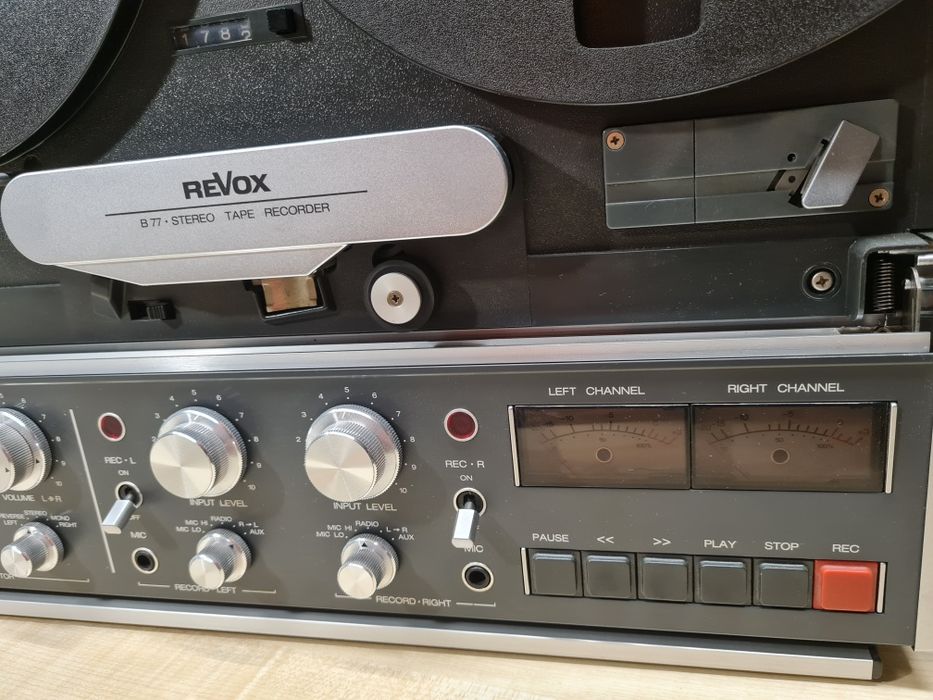 Revox B77 mała studyjna 38 cm/s + 2 szpule