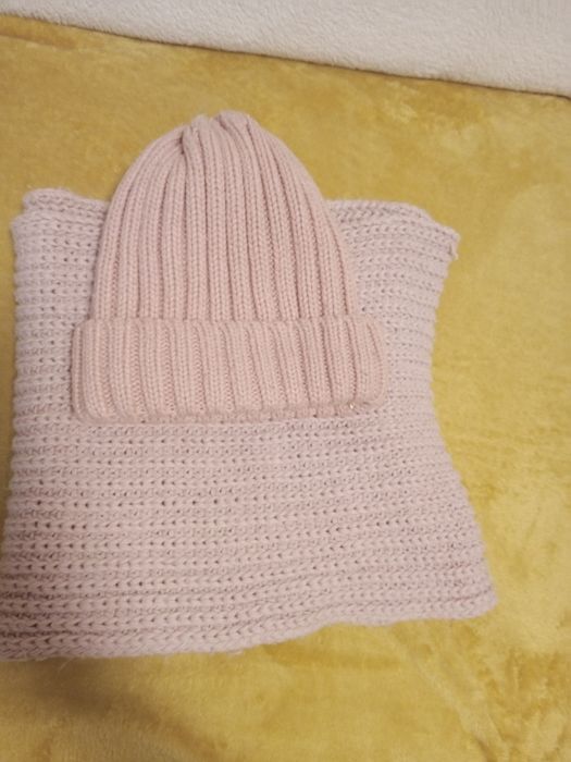 Шапка в'язана + хамут