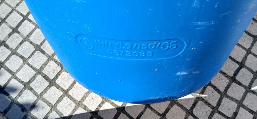 Bidão 150L  utilizado para rega