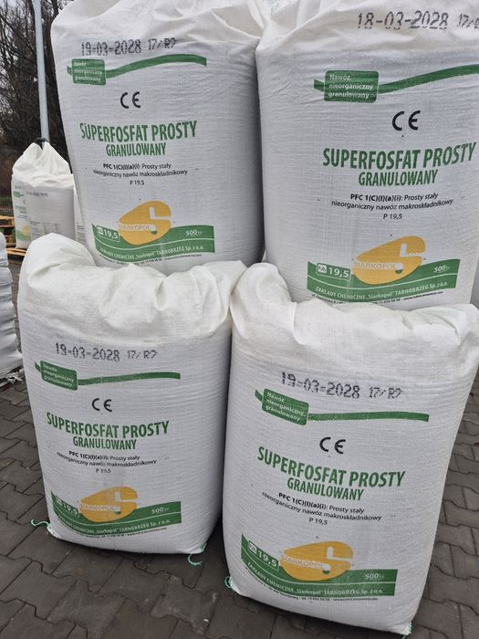 Superfosfat prosty(19.5 P, 30 Ca, 32S) dostawa hds