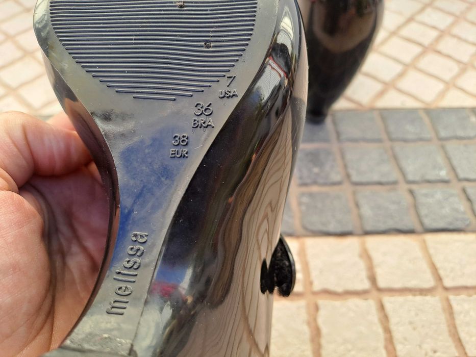 Melissa Vinyl - 38 cor preta