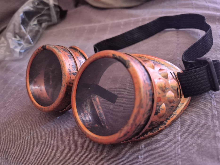 Nowe gogle Steampunk Postapocaliptic Mad Max Gothic