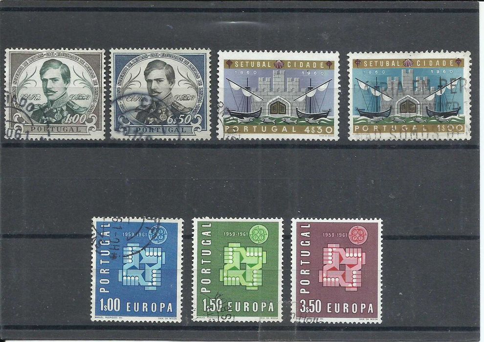 Selos portugueses – Ano completo de 1961, 7 selos usados