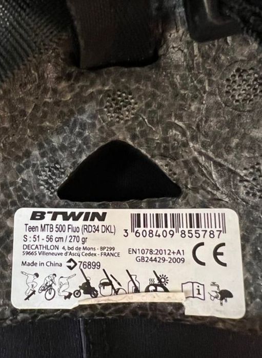 Capacete Rockrider 5/12 anos