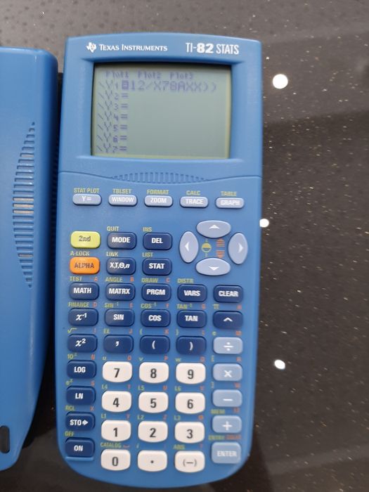 Texas instruments TI-82 STATS