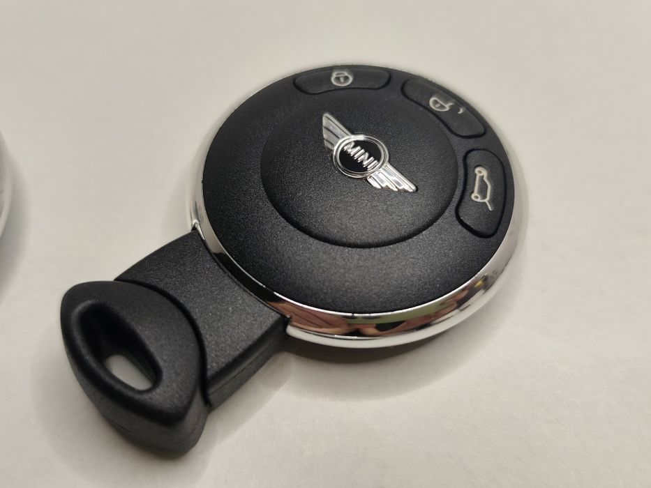 Carcaça Chave Comando MINI Cooper S One D Clubman Countryman R56 R55 R57 R60 3 Botões Lâmina Cromada Novo