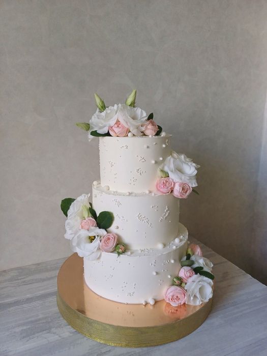Весільний торт Одеса. Торт на весілля. Свадебный торт