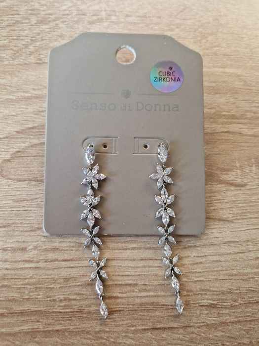 Nowe srebrne kolczyki Bijou Brigitte