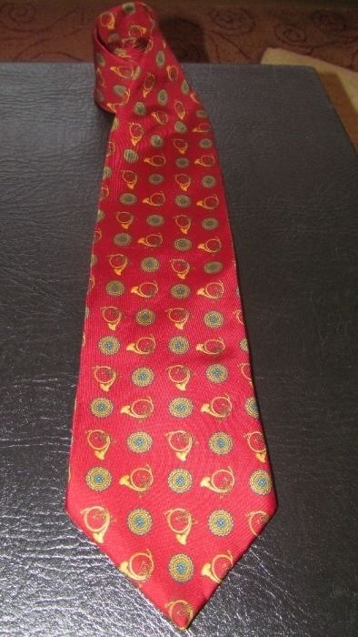 Elegancki Krawat jakich mało marki Brummell Francja 100% Jedwab nr 14