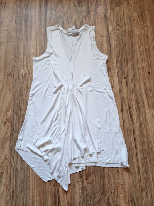 Asymetryczna bluzka na naramkach ciążowa Jessica Simpson maternity S