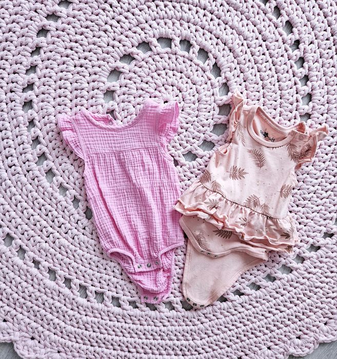 Body 68 muślinowe body 68 zestaw So Cute