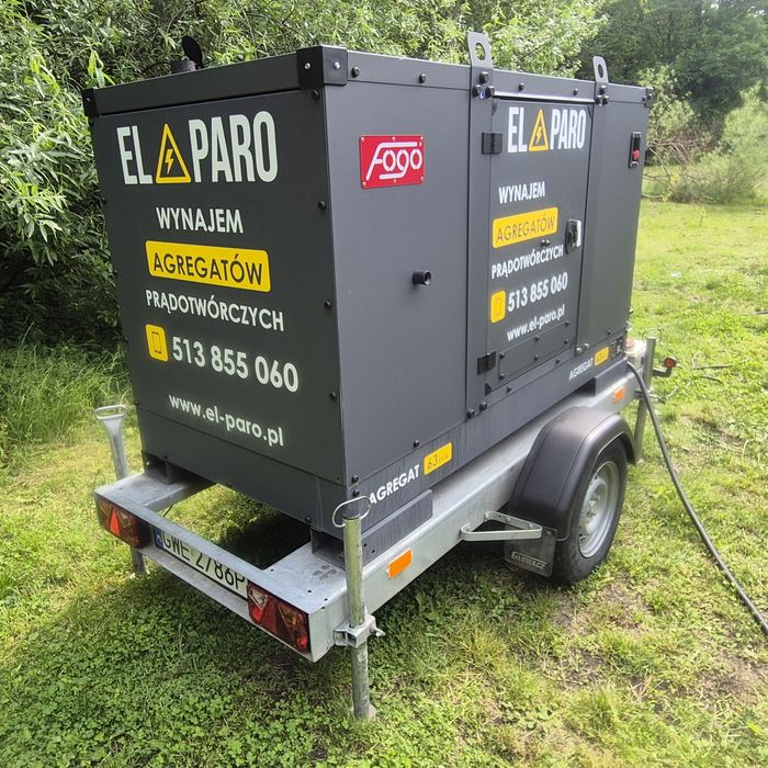 Wynajem agregatu prądotwórczego 48kW