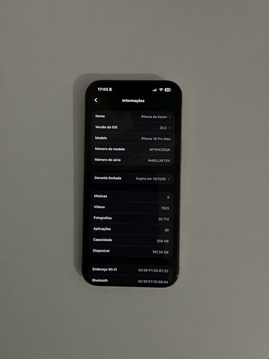 Iphone 16 Pro Max 256gb Titanio-Deserto Troca
