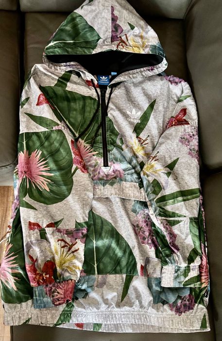 KURTKA, wiatrówka Adidas Originals w kwiaty NOWA  38, 40 , 42