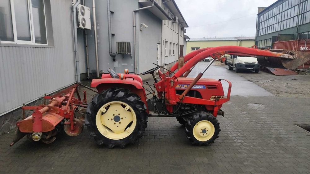 Japoński traktorek Shibaura SD 2200 z glebogryzarką 4x4 22km TUR