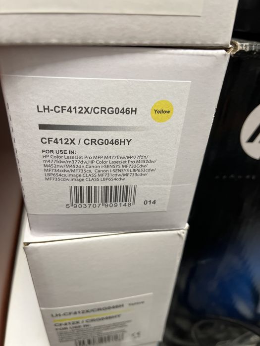 Toner yelow cyjan i magenta do Hp M452, M477