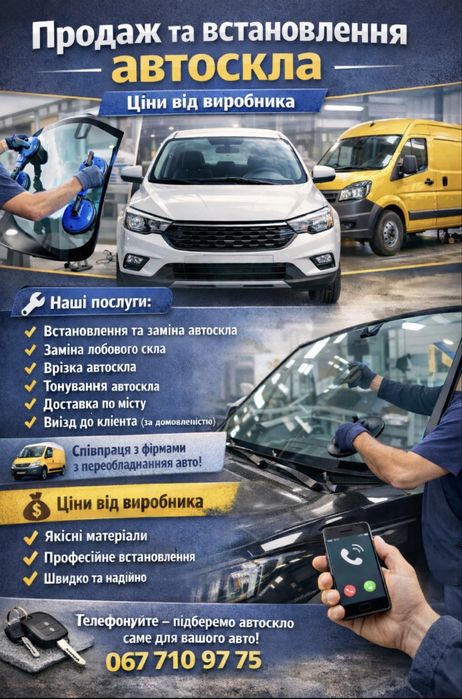 Заміна лобового скла,лобове скло,тонування,автоскло, продаж автоскла