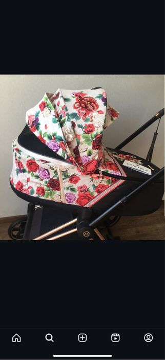 Продам коляску Cybex Priam Spring Blossom Light 3в1