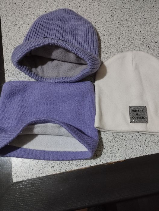 Набір зимовий і весняна шапки