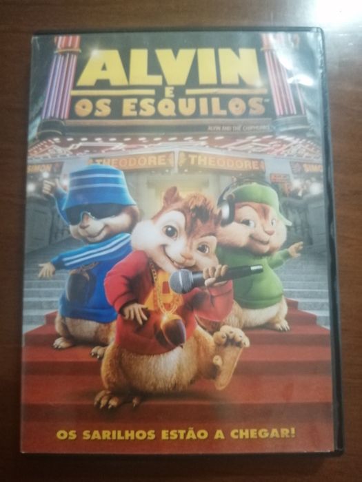 Coleção filmes infantis "Alvin e os Esquilos"