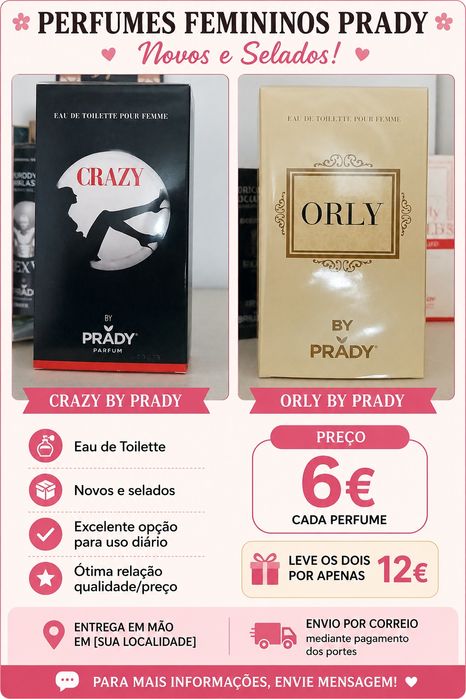 Perfumes genéricos para senhora