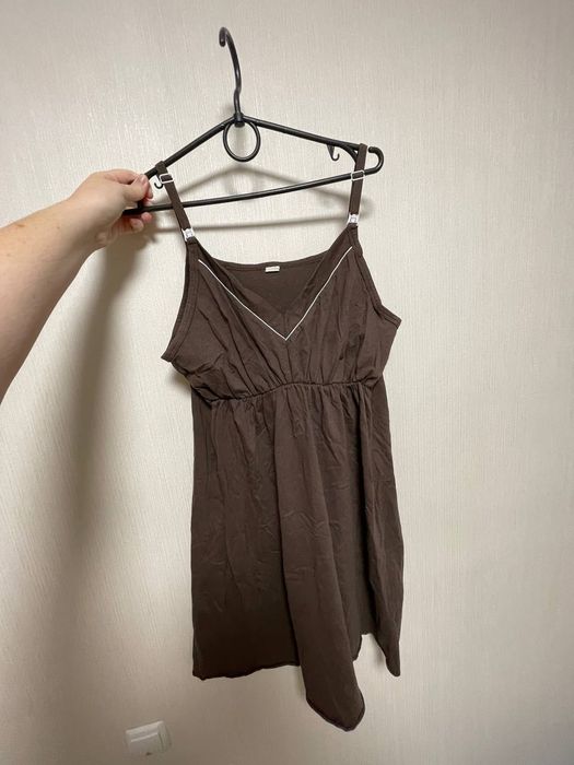 Комплект для вагітних в пологовий (сорочка для годування та халат)