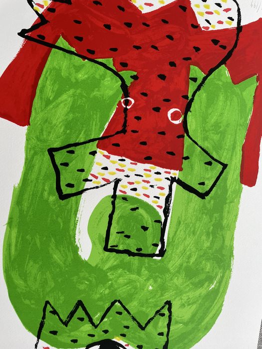 Personagem Verde de José de Guimarães