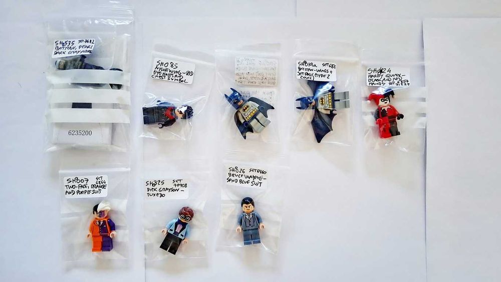 Lego Super Heroes Marvel DC Batman Movie Lote Minifiguras novas montadas