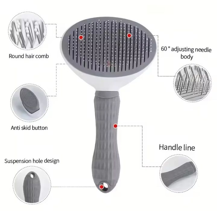 Щітка-пуходерка для собак і котів | розческа от шерсти