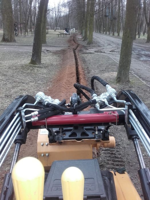 Wykopy koparką łańcuchową